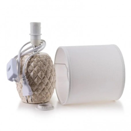 Lampada da tavolo PIGNA BEIGE 10x14x28,5cm