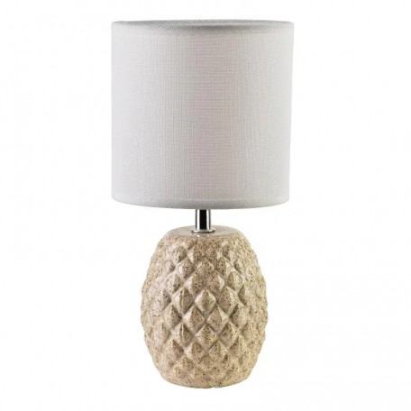 Lampada da tavolo PIGNA BEIGE 10x14x28,5cm