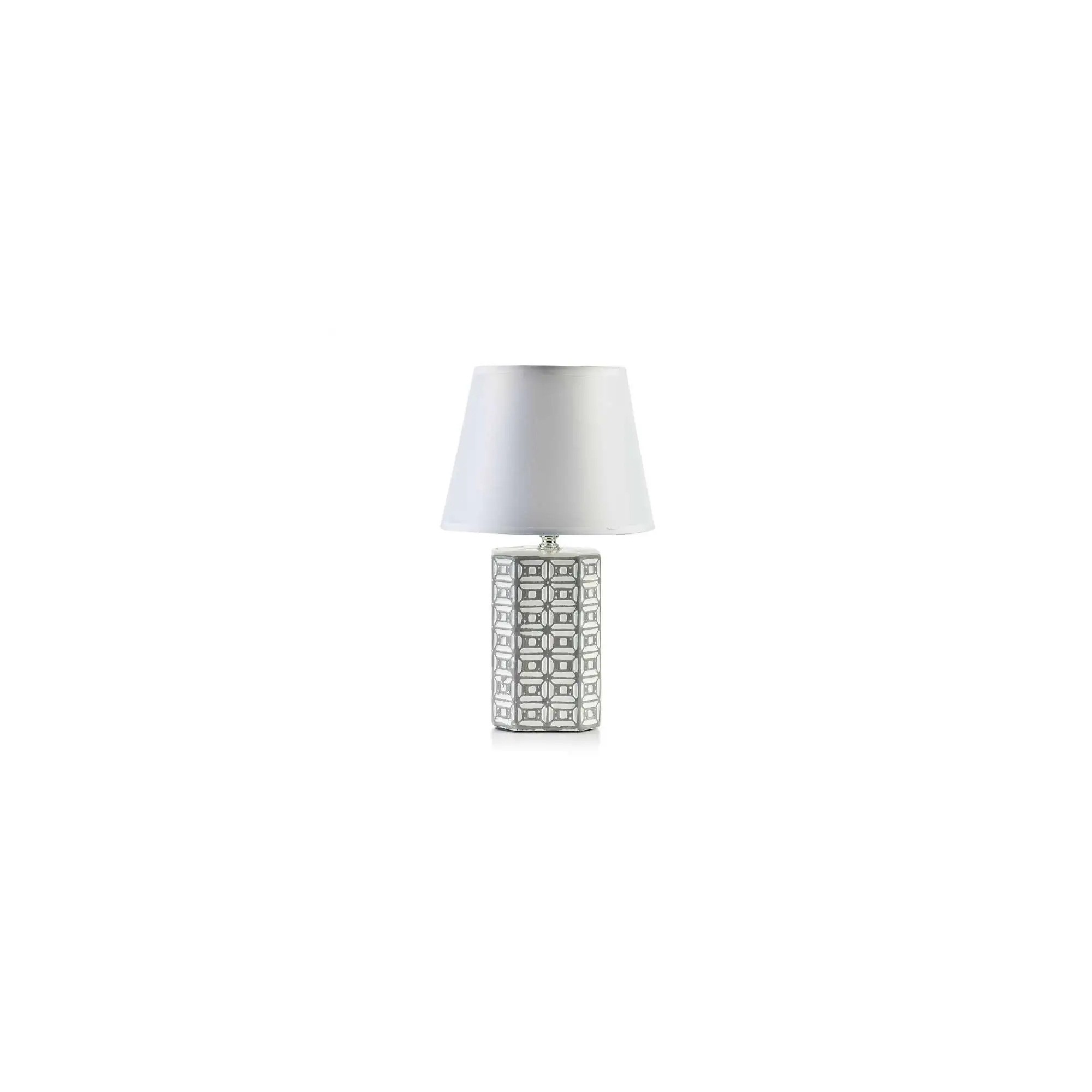  Lampada da tavolo GRIGIO 10x10xh32cm