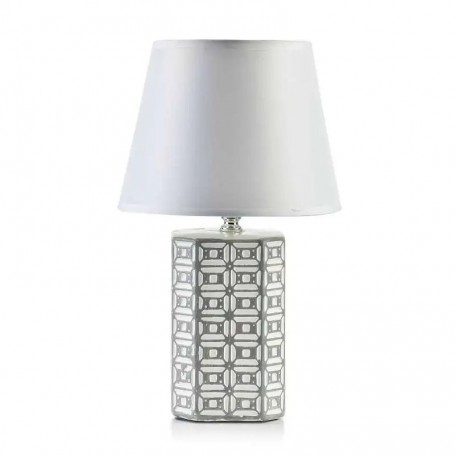 Lampada da tavolo GRIGIO 10x10xh32cm