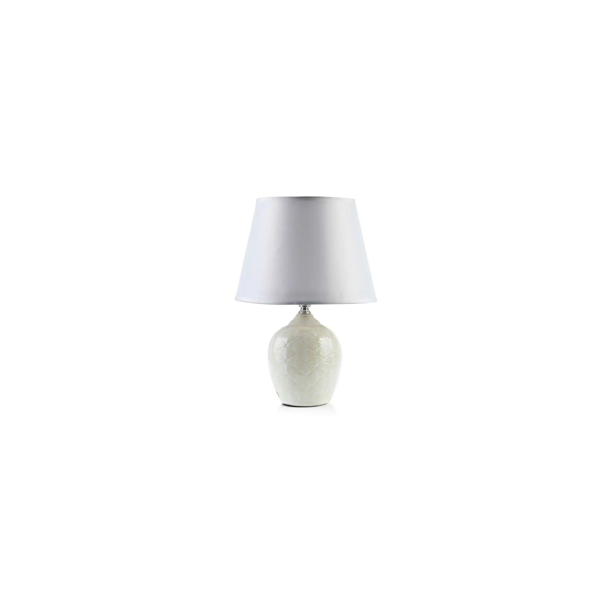  Lampada LETIZIA BIANCO  NATURALE 12x9xh30cm
