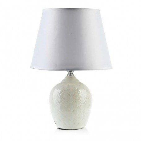 Lampada LETIZIA BIANCO  NATURALE 12x9xh30cm