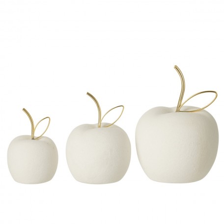 Decorazione di design "White Apple"