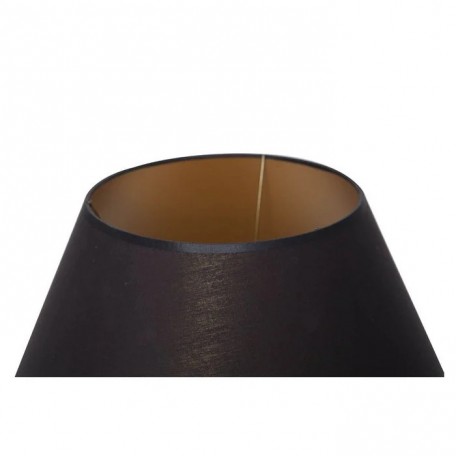 Lampada da tavolo in vetro viola a forma di bulbo con paralume