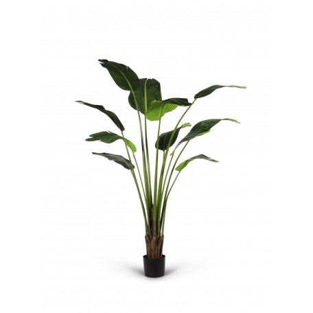 Palma del Viaggiatore Deluxe Artificiale Verde 10 Foglie 210cm