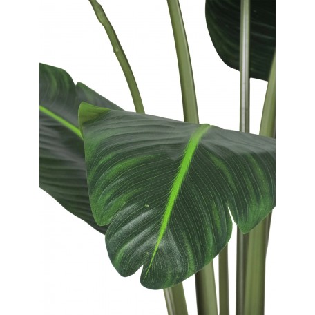 Palma del Viaggiatore Deluxe Artificiale Verde 12 Foglie 180cm