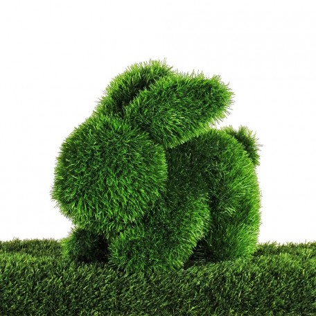 Coniglio  In erba sintetica   UVR H 65 cm