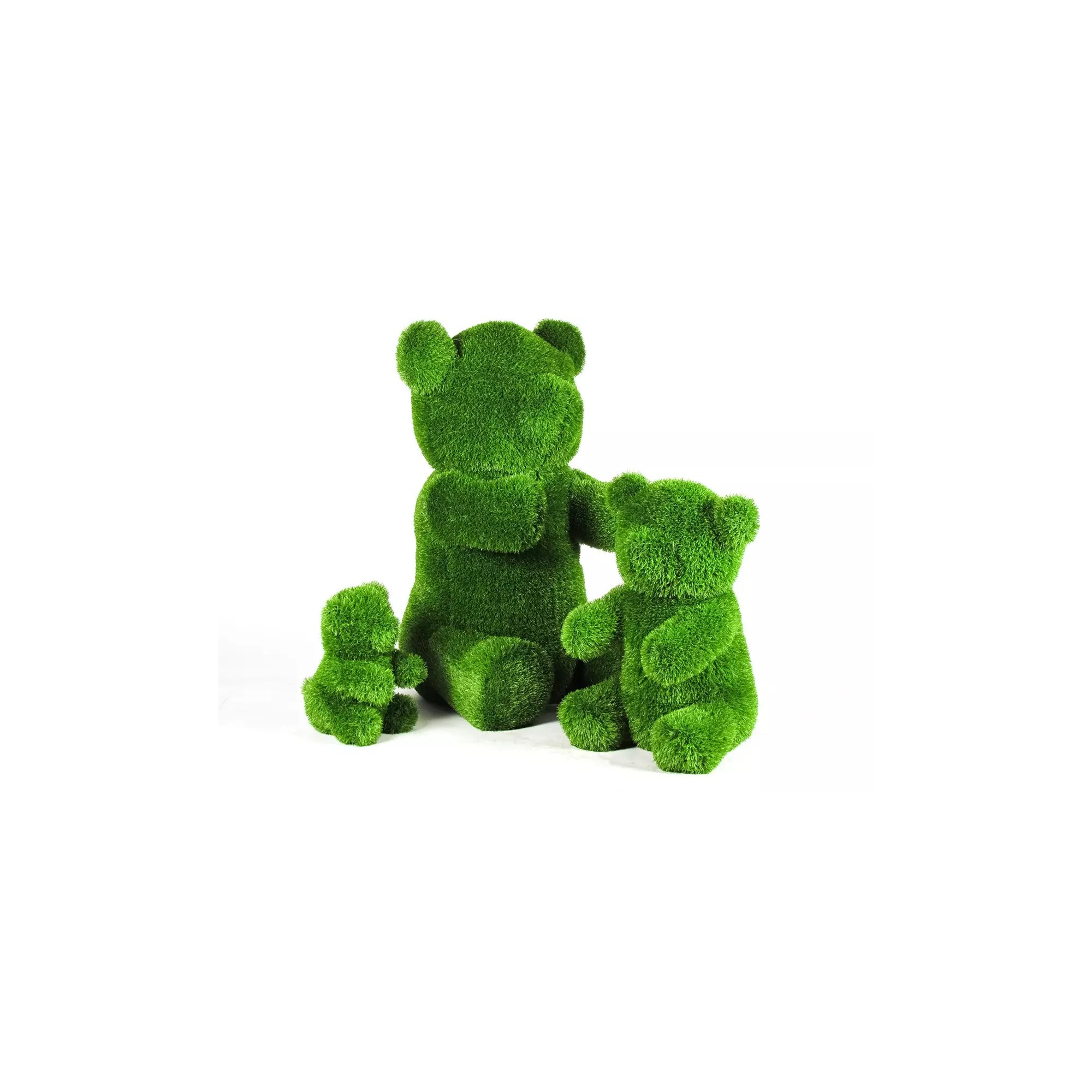 Giulia Grillo Orso Seduto  In erba sintetica  UVR H 65 cm