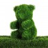 Orso Seduto  In erba sintetica  UVR H 65 cm