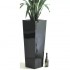 Vaso ARES  Laccato Lucido  Nero H 75