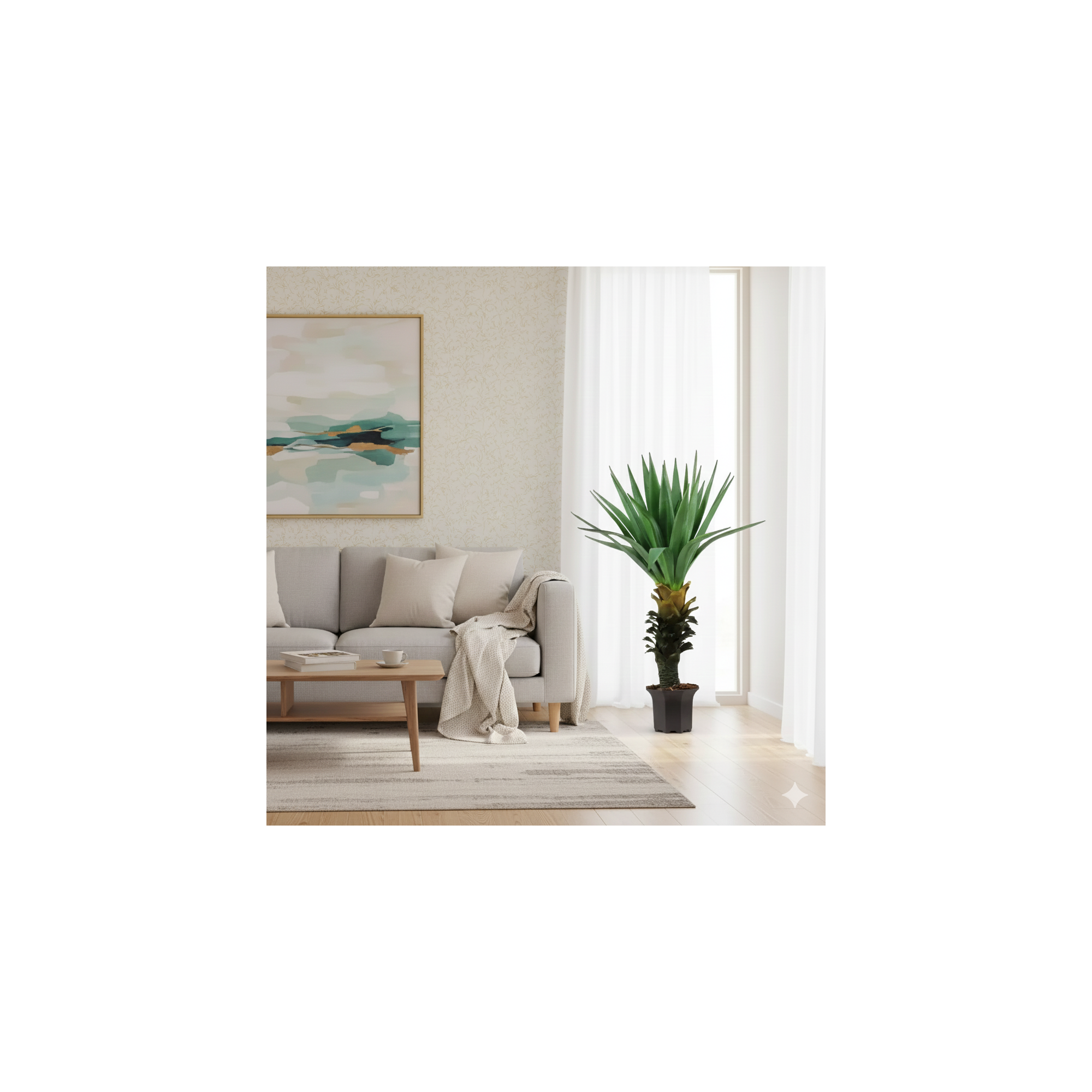 Giulia Grillo Yucca Artificiale  Verde  Medium  H 98 cm