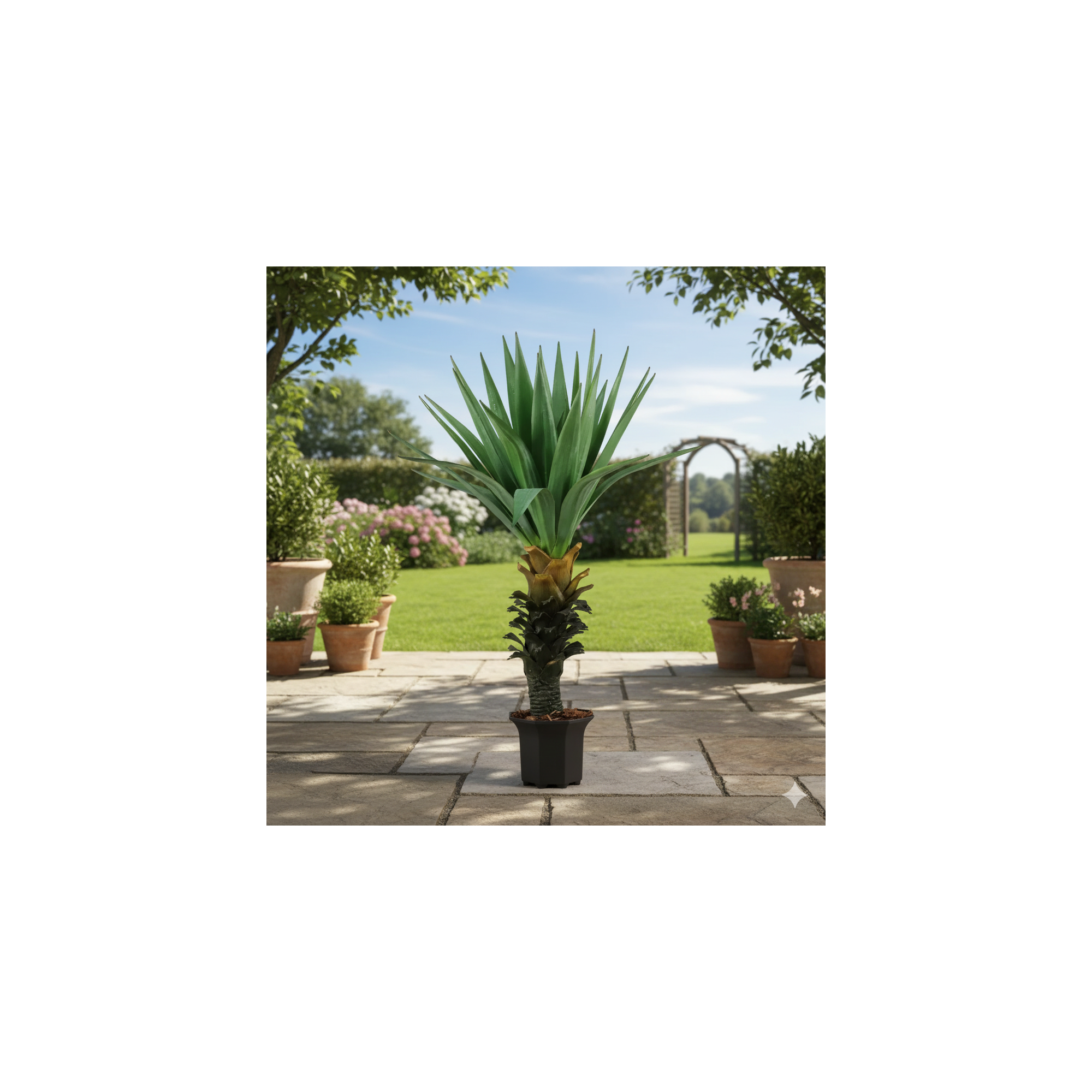 Giulia Grillo Yucca Artificiale  Verde  Medium  H 98 cm