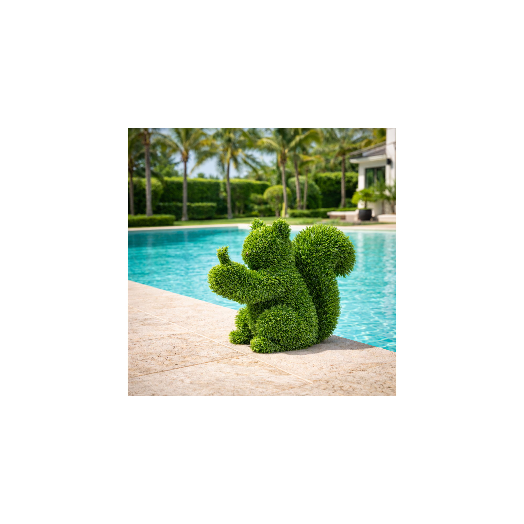 Giulia Grillo Scoiattolo  In erba sintetica  UVR H 65 cm