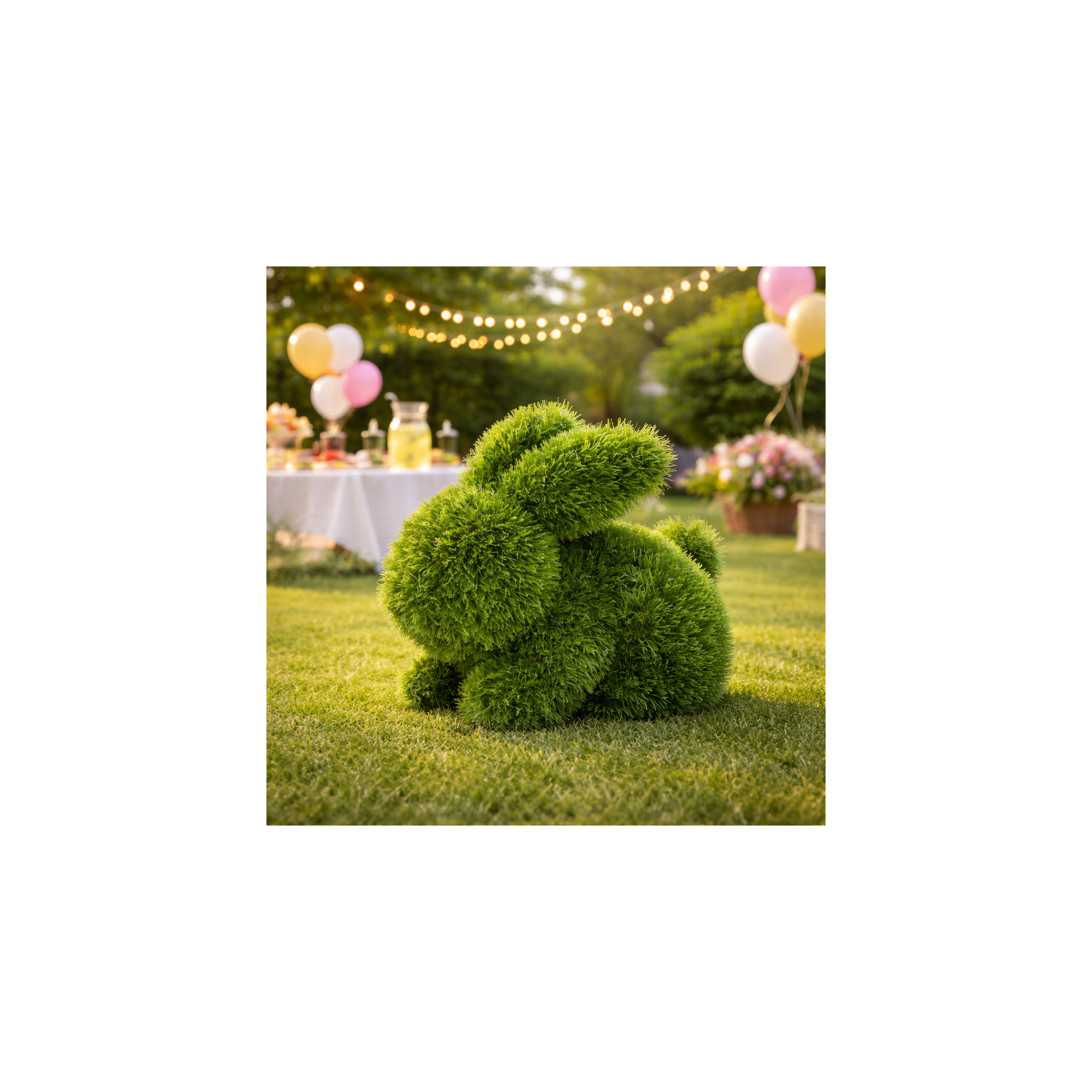 Giulia Grillo Coniglio  In erba sintetica   UVR H 65 cm