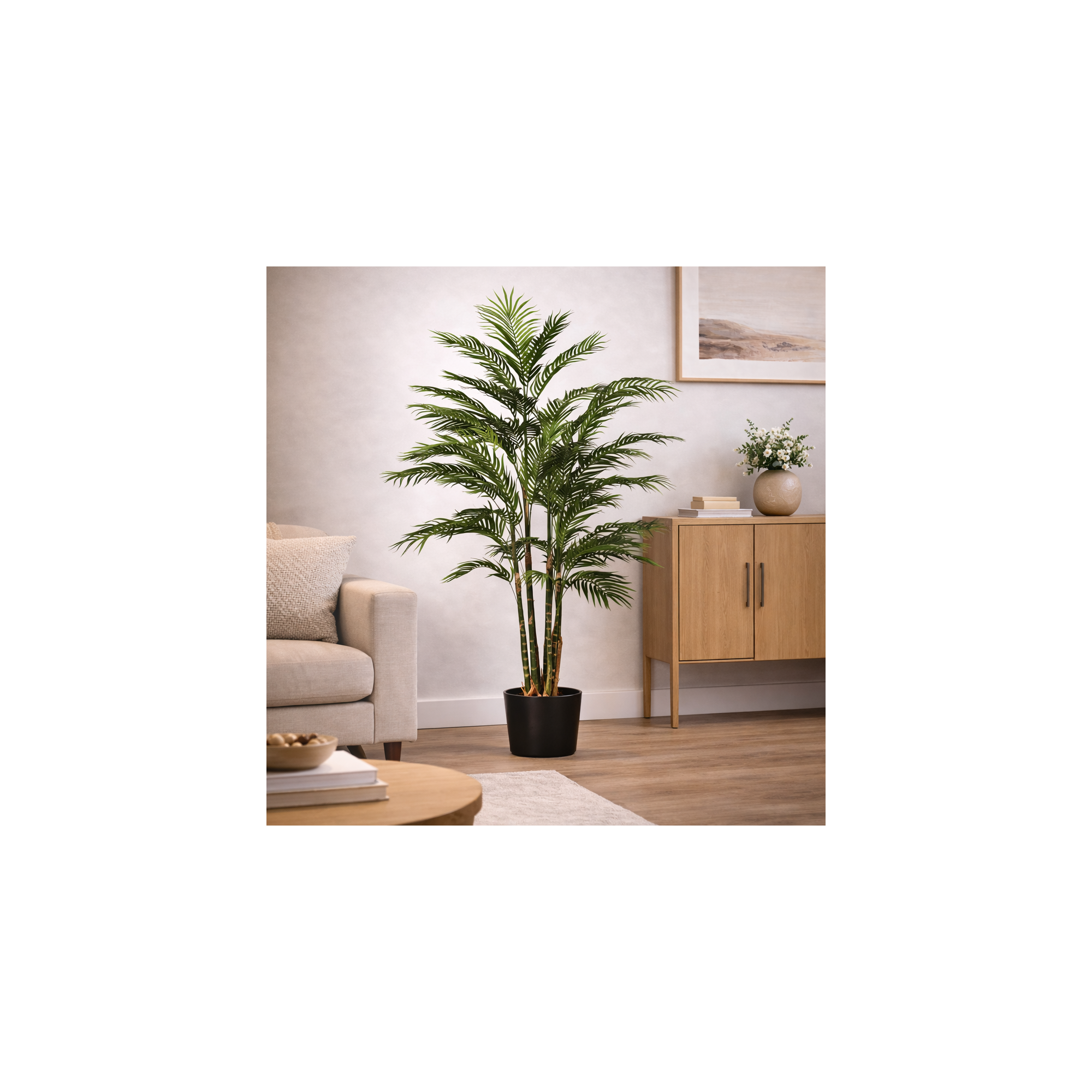  Palma Areca Artificiale Verde 210cm