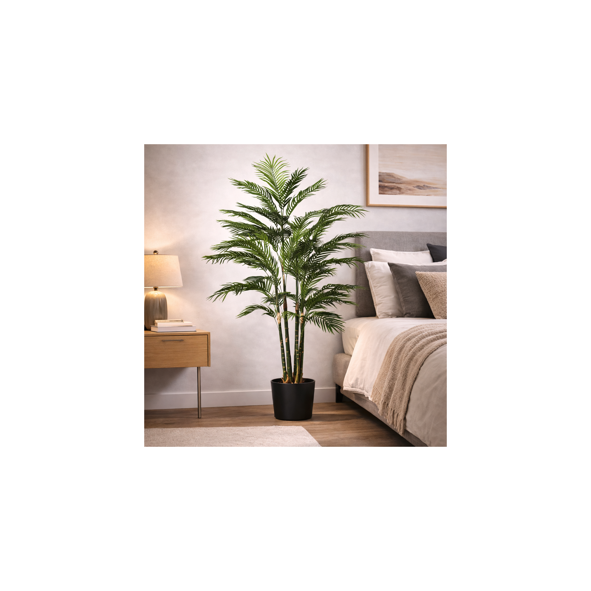  Palma Areca Artificiale Verde 210cm