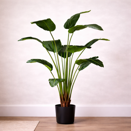 Palma del Viaggiatore Deluxe Artificiale Verde 12 Foglie 180cm