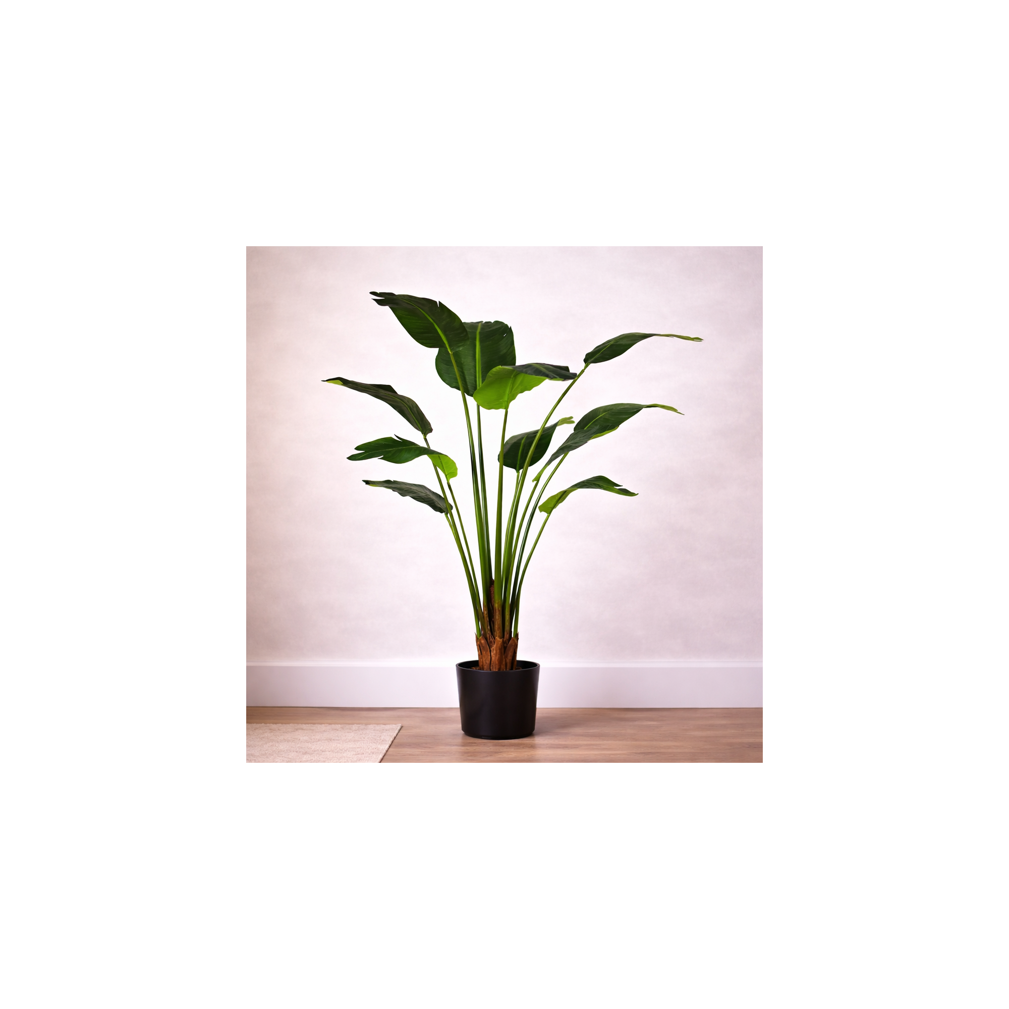 Giulia Grillo Palma del Viaggiatore Deluxe Artificiale Verde 10 Foglie 210cm