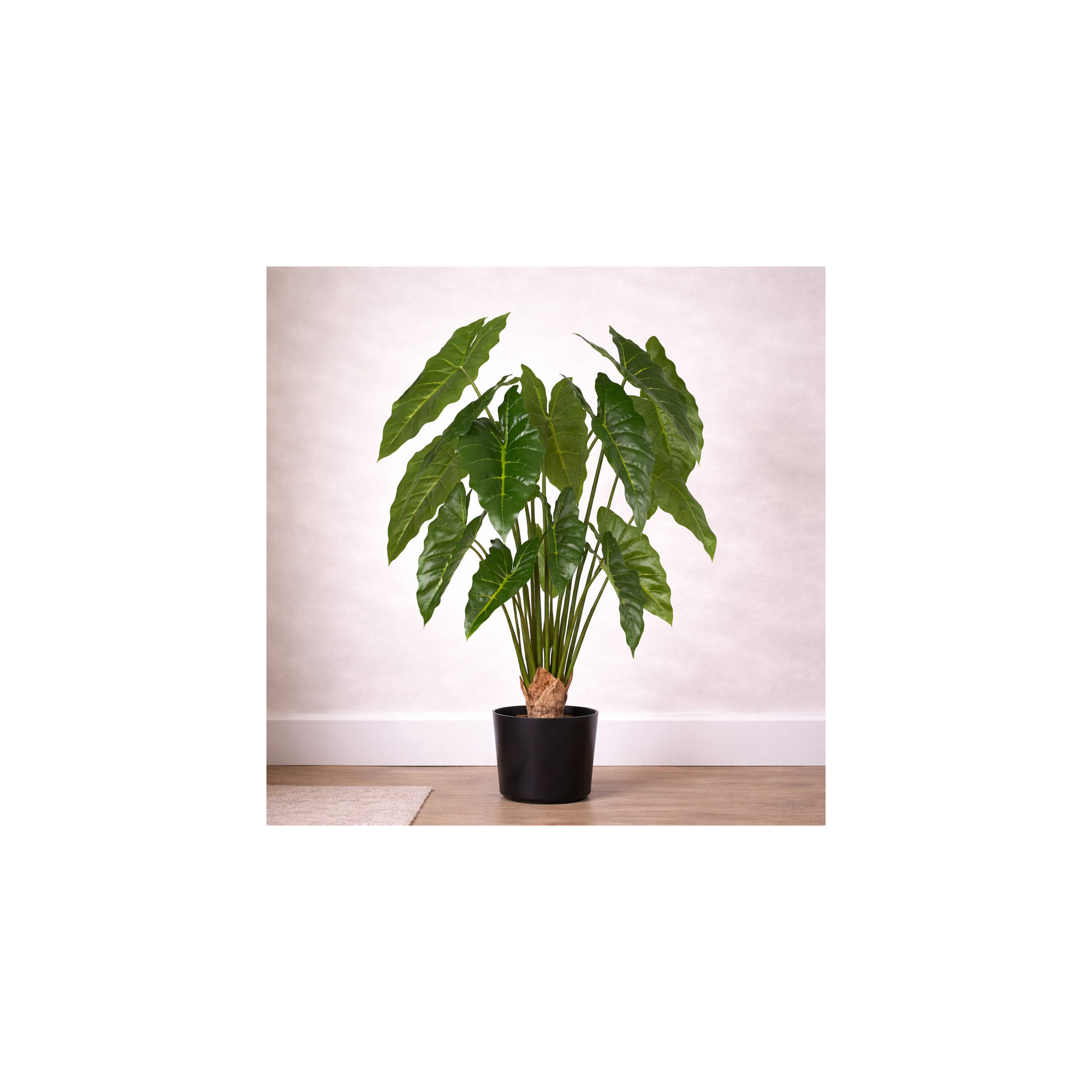  Pianta Grand Syngonium artificiale verde 100cm