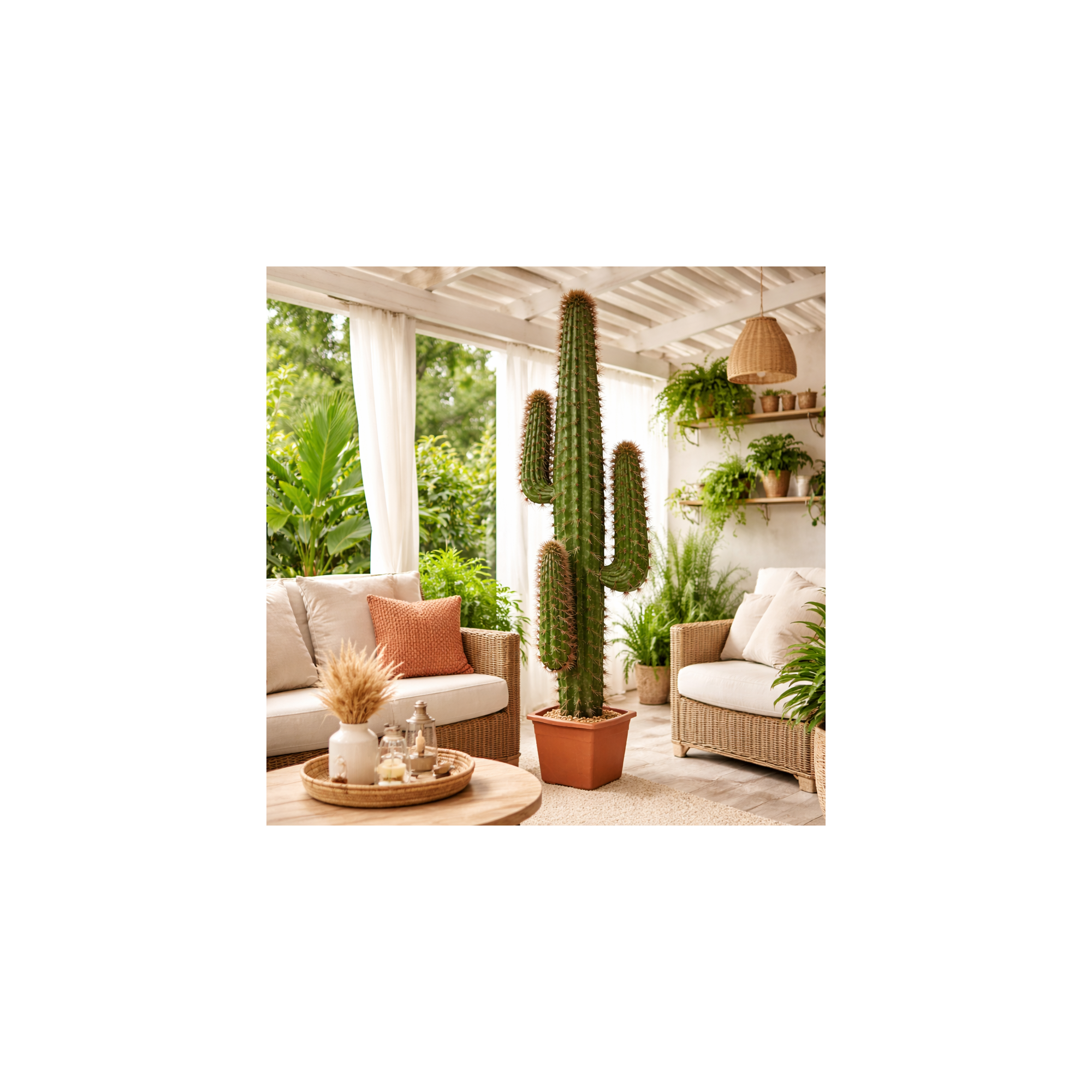 Giulia Grillo Cactus Mexico Artificiale  Verde h 170 cm