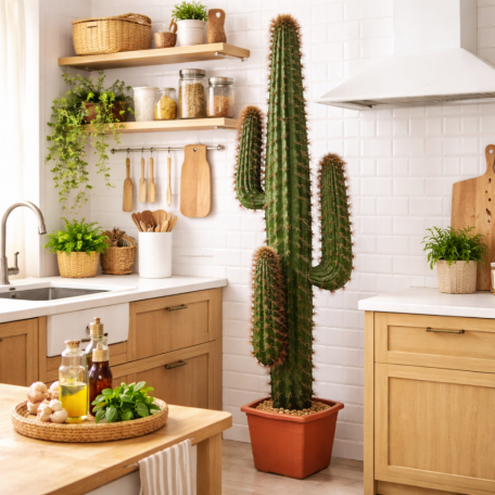 Cactus Mexico Artificiale  Verde h 140 cm