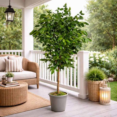 Eucalipto Robusta Stabilizzato  Verde  Tronco Mansanisi h 150 cm