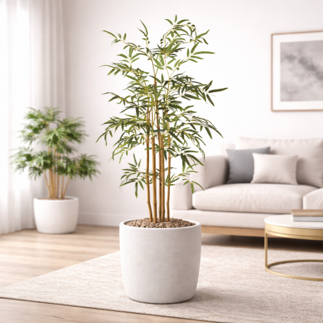 Bamboo Seminaturale  Verde  Canne Naturali 120 cm