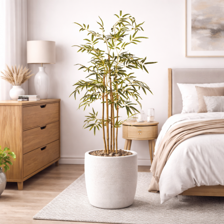 Bamboo Seminaturale  Verde  Canne Naturali 120 cm