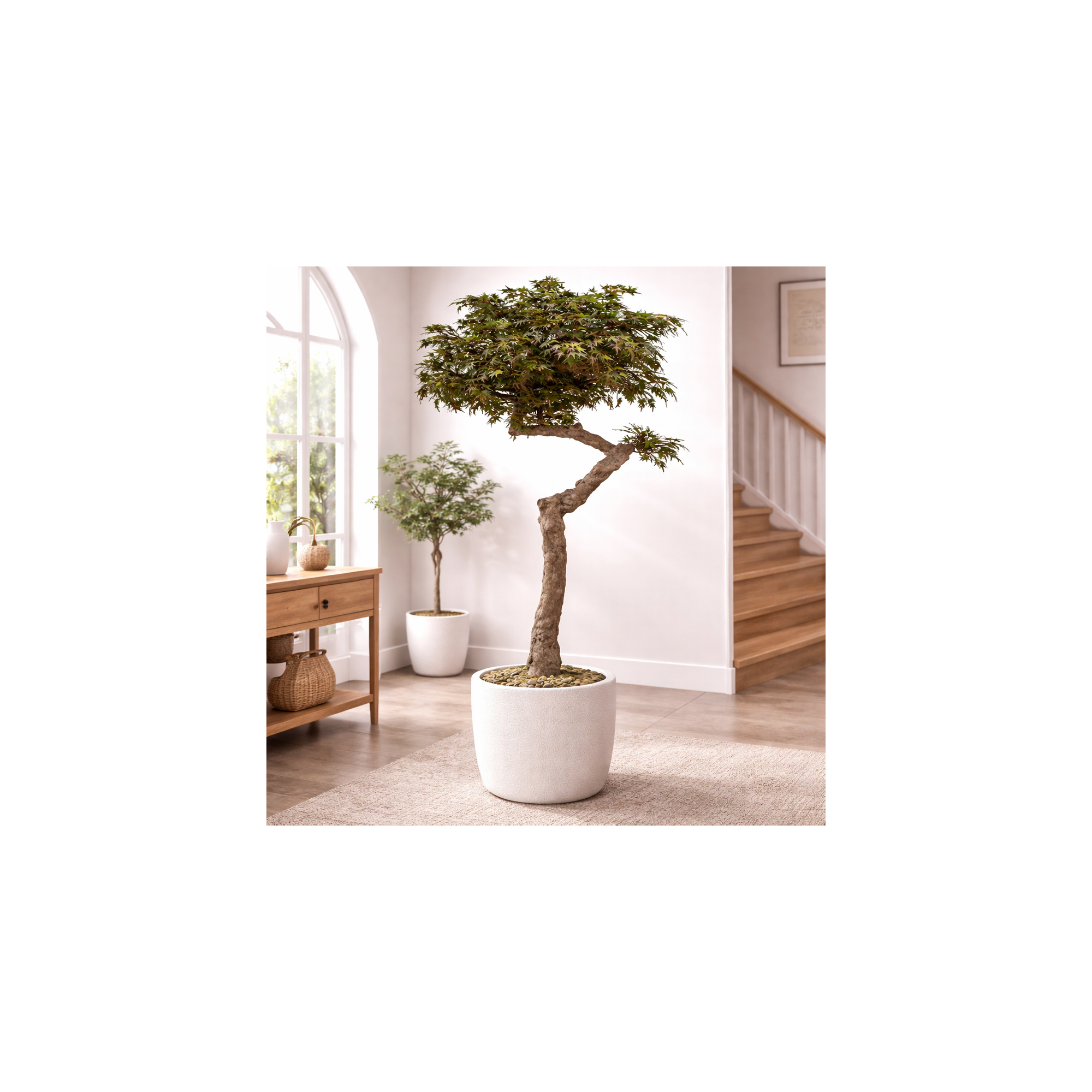  Acero Seminaturale  Colori Autunnali  Tronco Umbrella  Mini foglie  H 275 cm