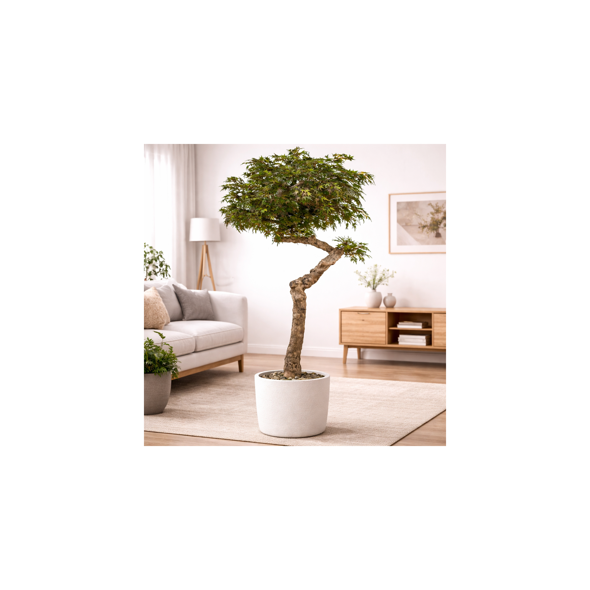  Acero Seminaturale  Colori Autunnali  Tronco Umbrella  Mini foglie  H 275 cm