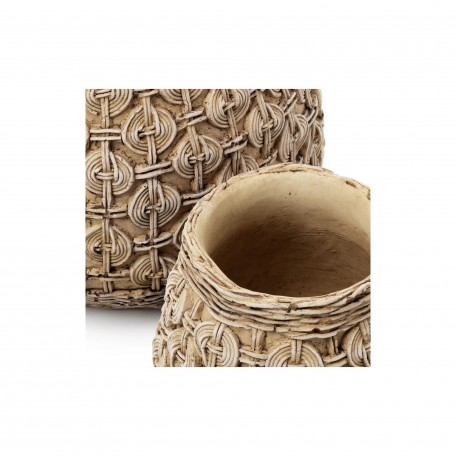 Vaso In Cemento Knot L