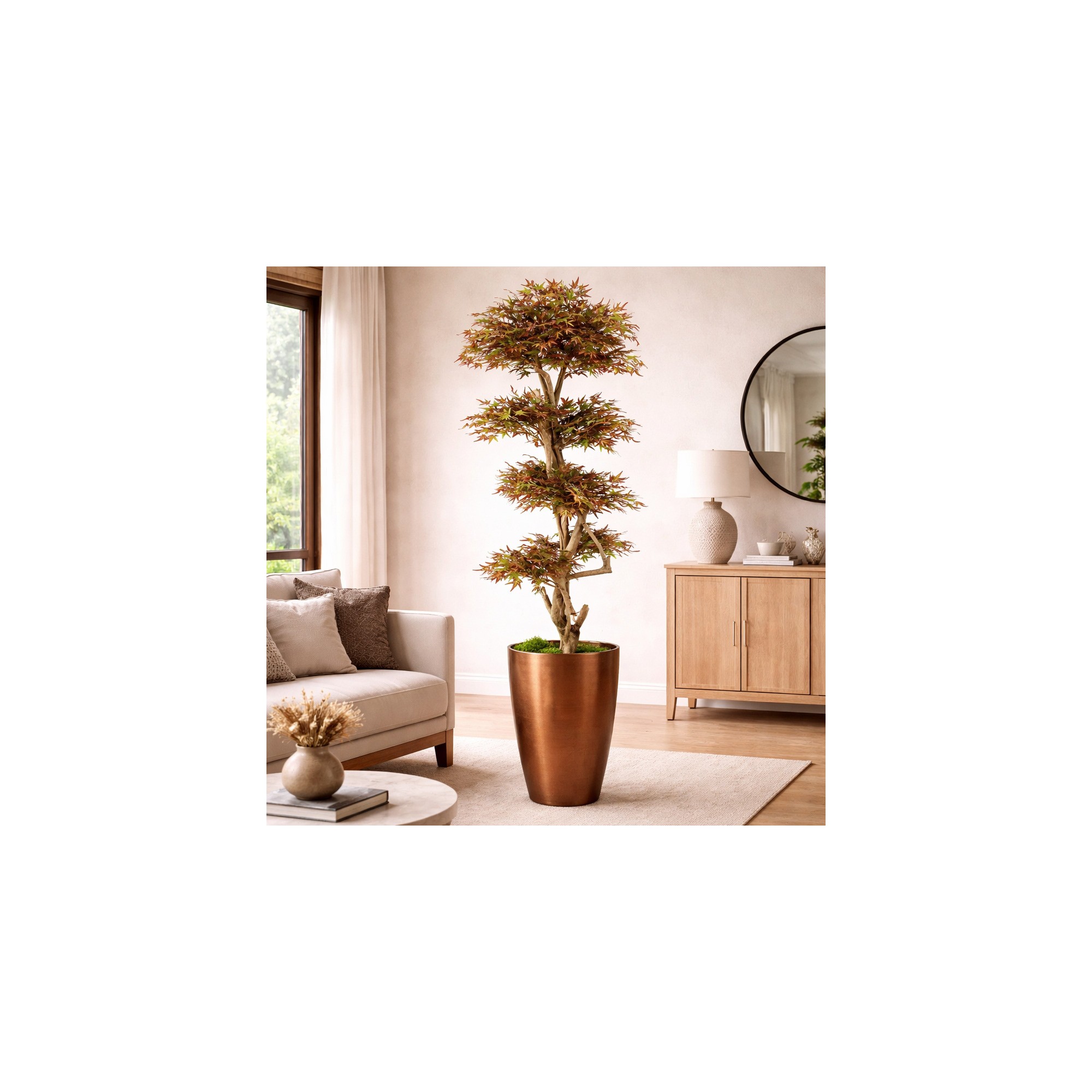  Acero Seminaturale  Mini Foglie Verdi Tronco Japan H 150 CM en
