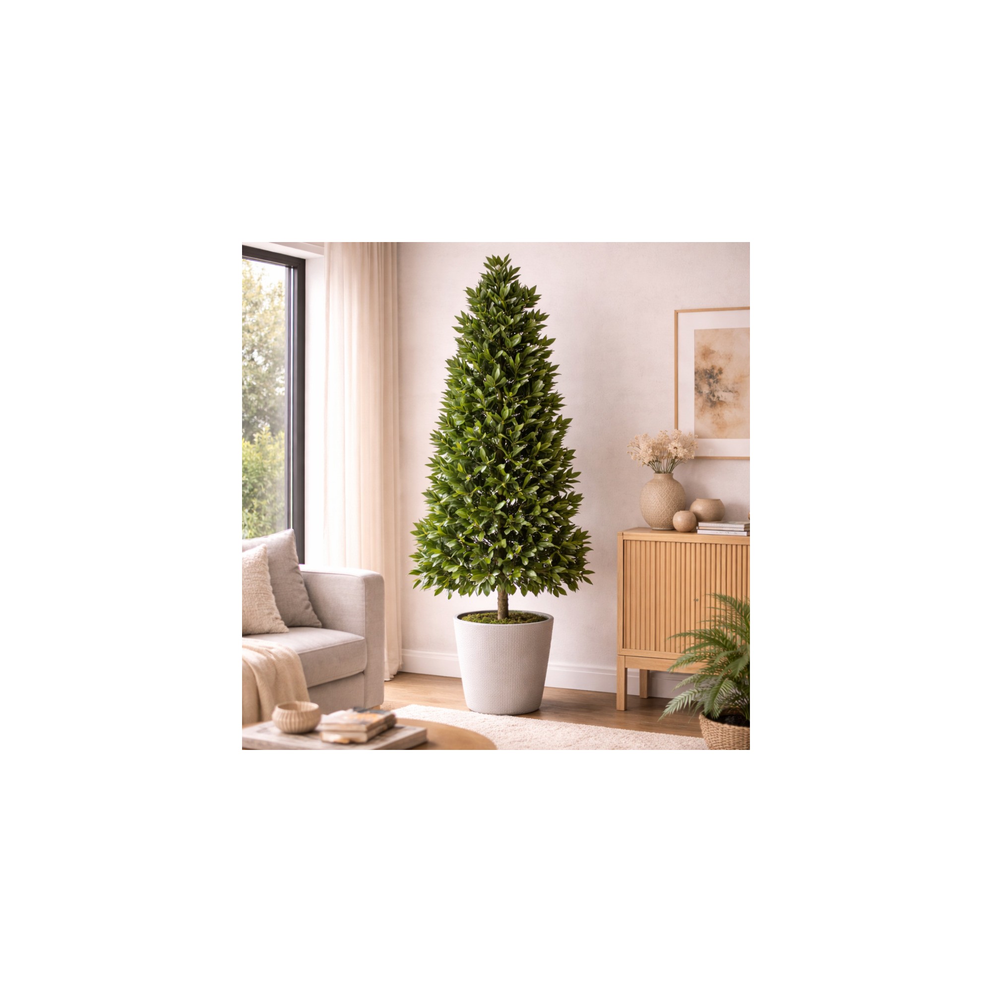  Alloro Seminaturale  Verde  Tower H 210 CM