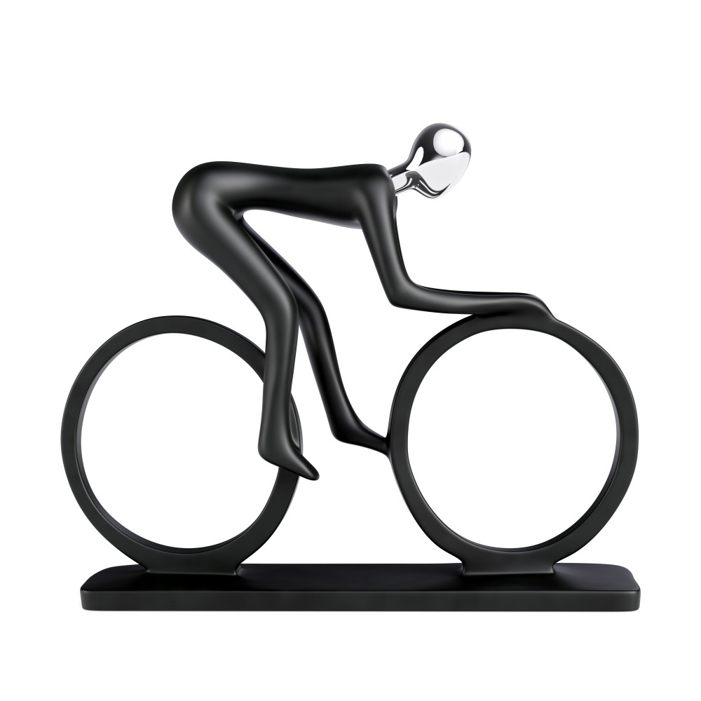 Giulia Grillo Design-Ornament Der Radfahrer