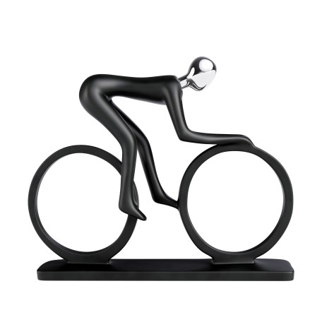 Design-Ornament Der Radfahrer