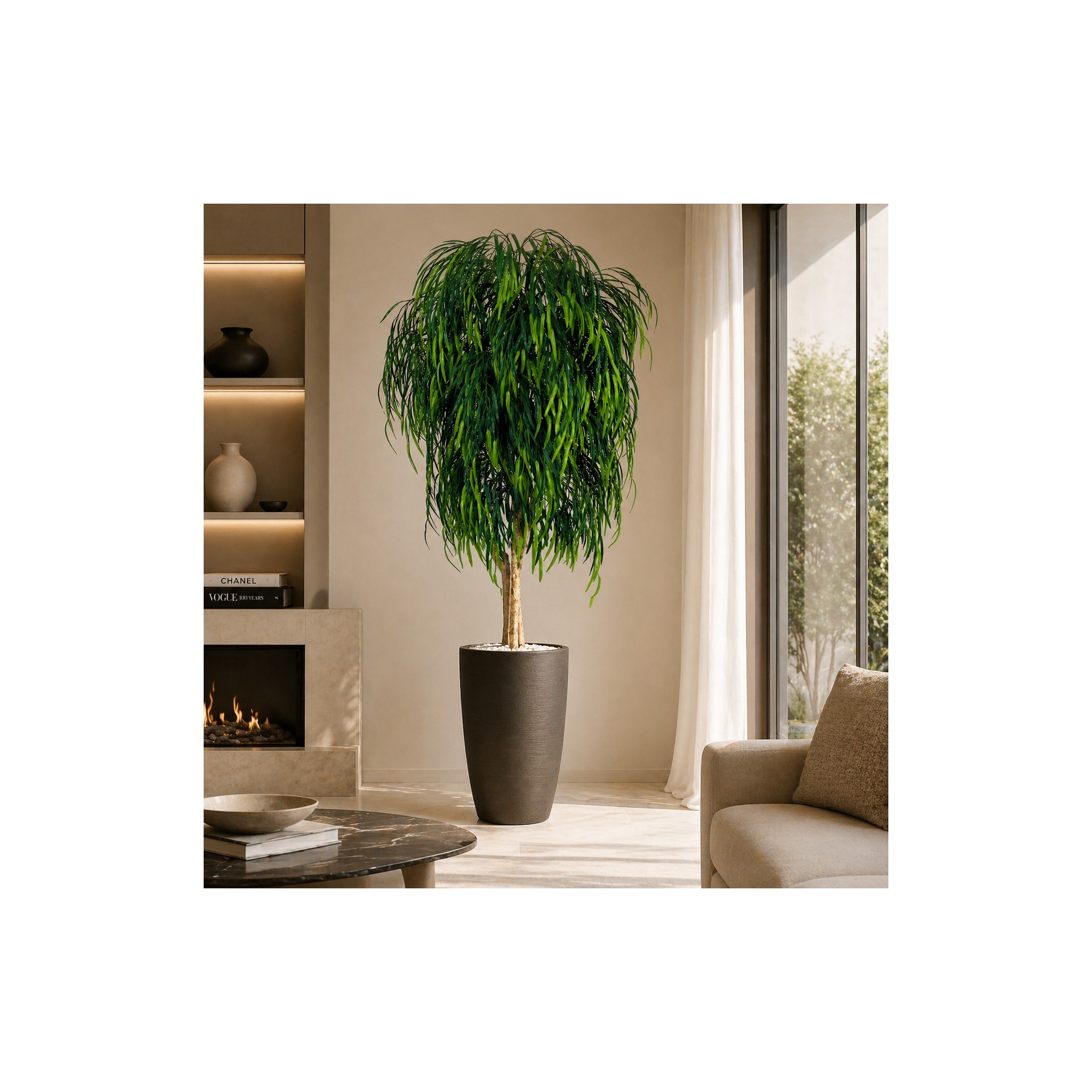  Salice Seminaturale  Verde  Tronco Mansanisi  UVR H 225 CM