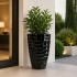 Vaso MOSAICO  Laccato Lucido  Nero