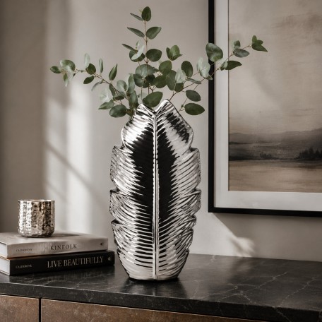 Vaso Leaf Silver