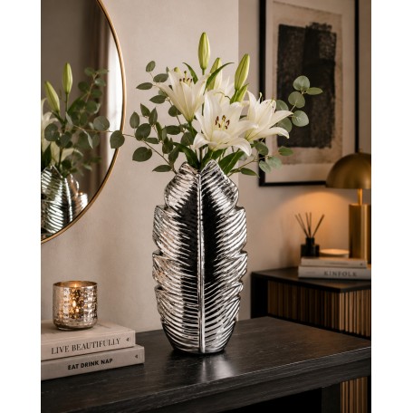Vaso Leaf Silver