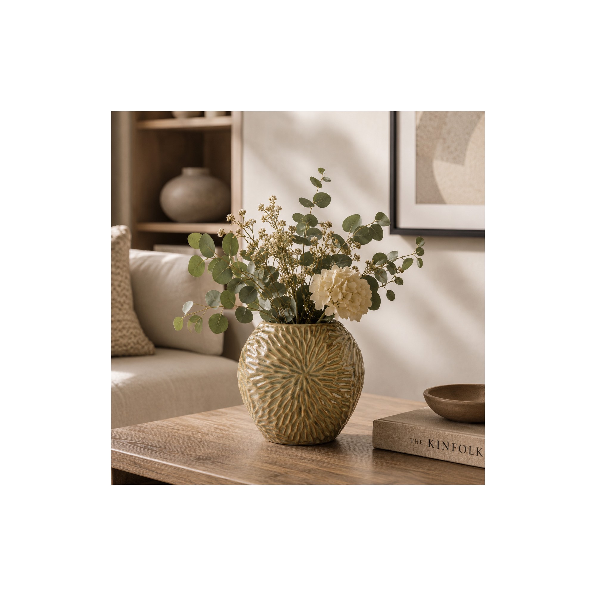 Giulia Grillo YARINE Vaso 20x10x20cm beige