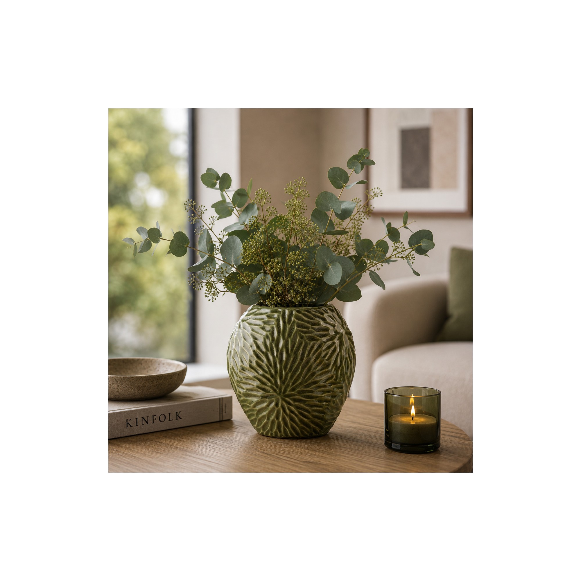 Giulia Grillo YARINE Vaso 20x10x20cm verde