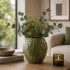YARINE Vaso 20x10x20cm verde