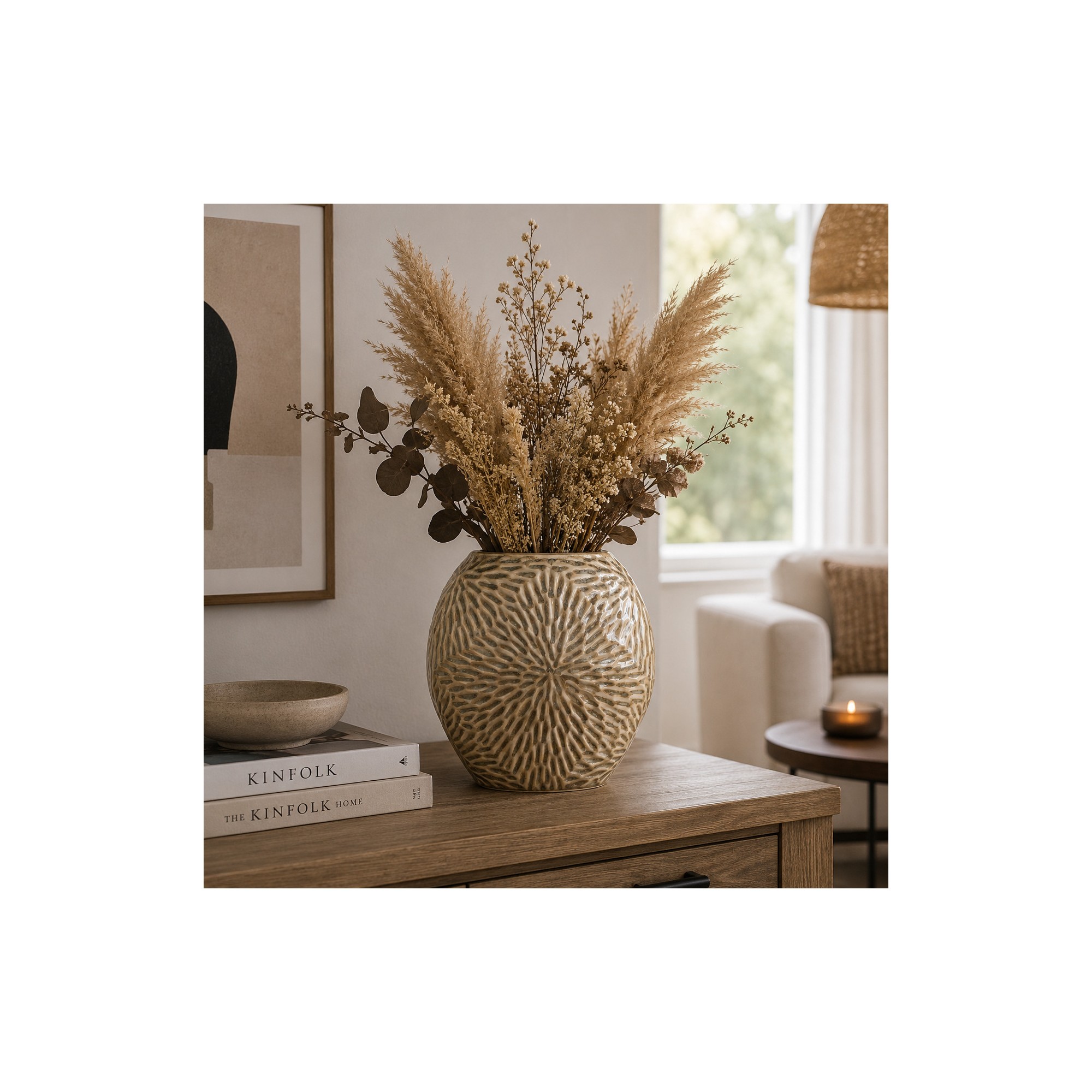 Giulia Grillo YARINE Vaso 25x12x26cm beige