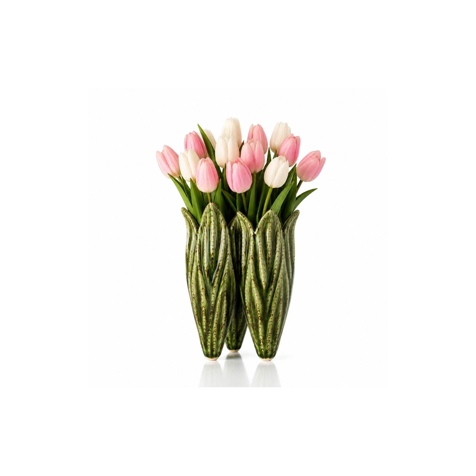 Giulia Grillo Vase Tulipe Verte