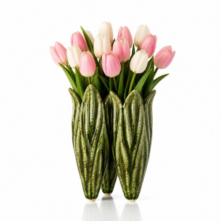 Vase Tulipe Verte