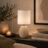 Lampada da tavolo PIGNA BEIGE 10x14x28,5cm
