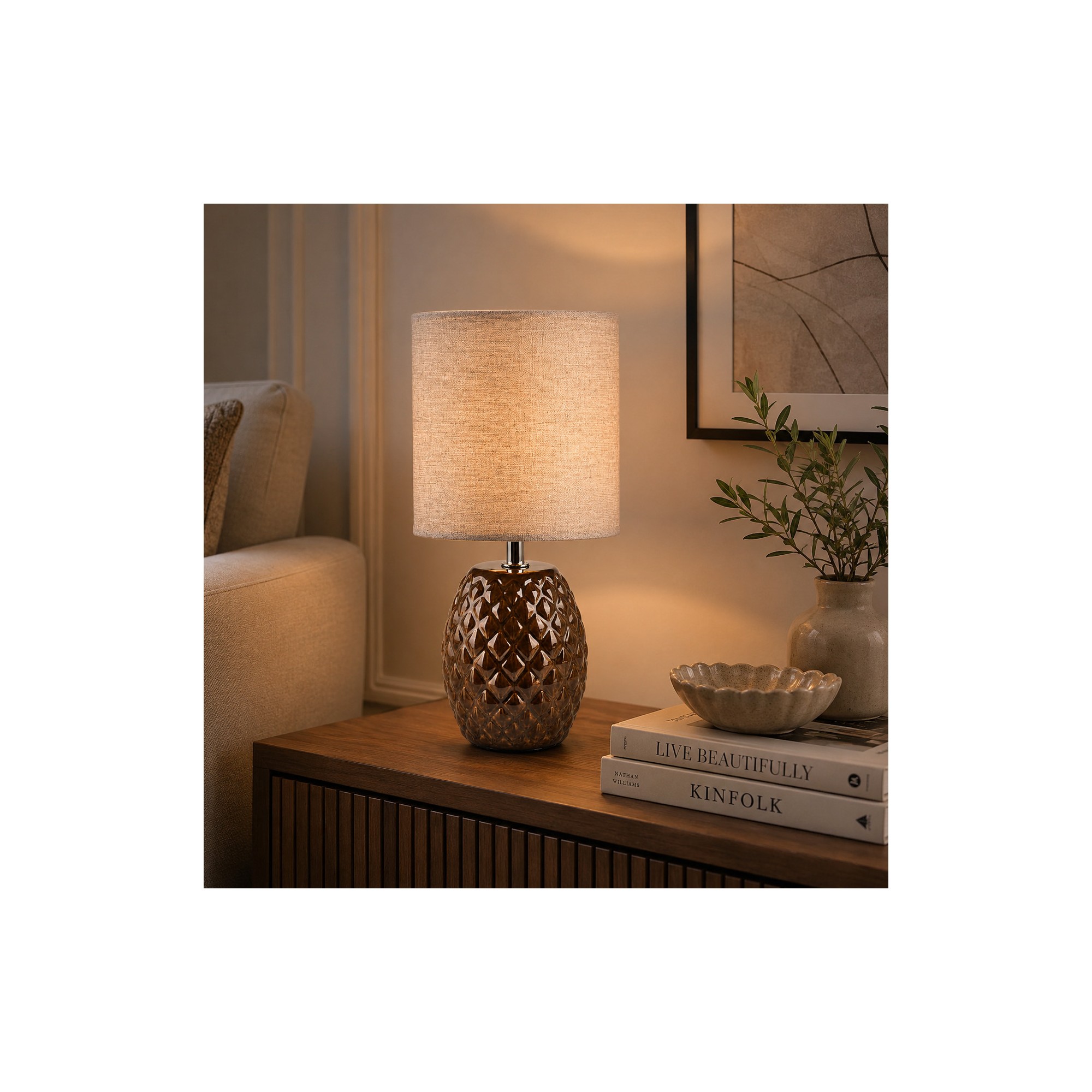 Lampada da tavolo PIGNA 10x14x28,5cm