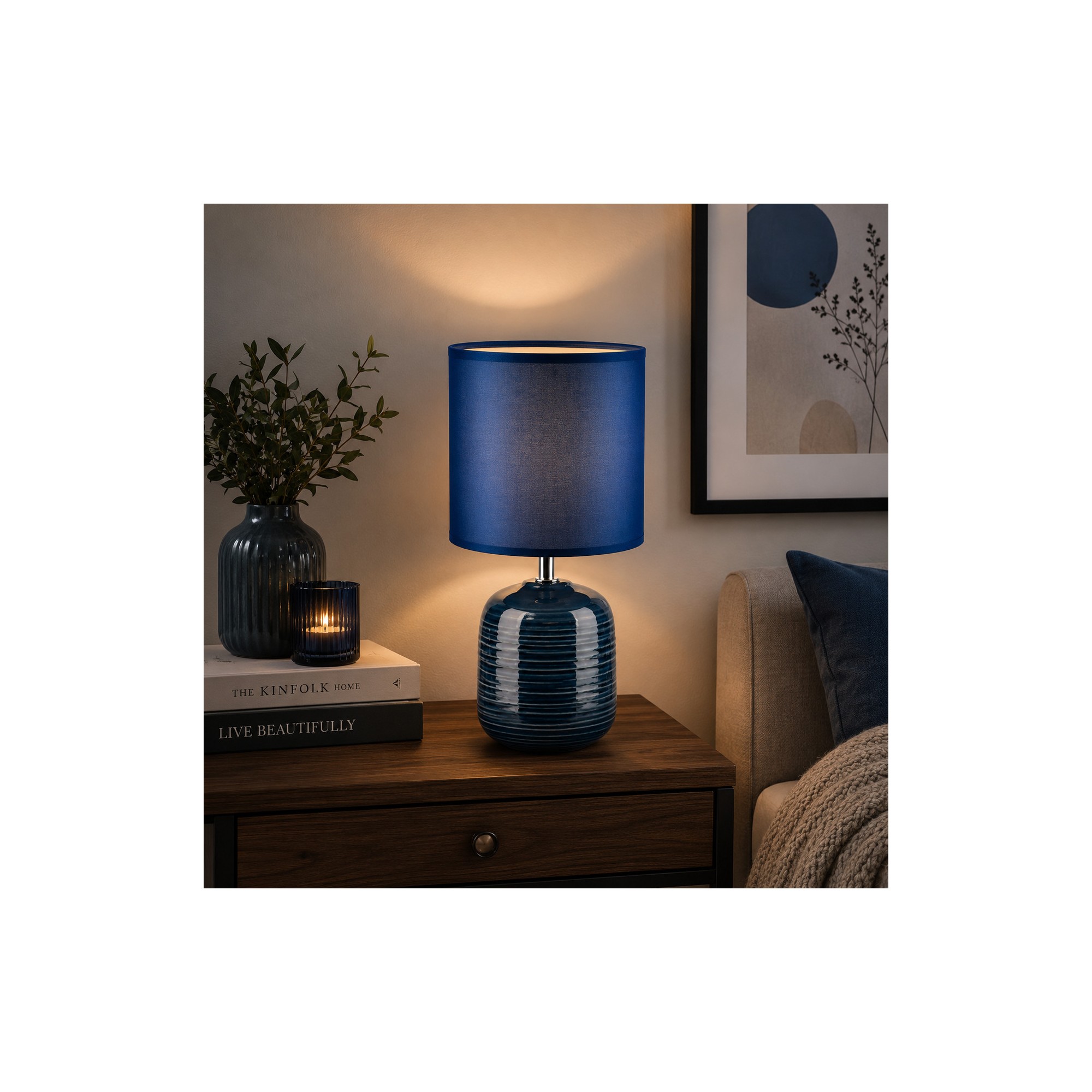  Lampada da tavolo Genova Blu