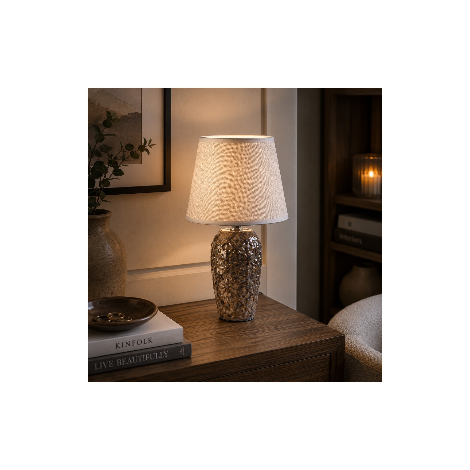  LETI RUSTIC Lampada da tavolo 9x9x31cm