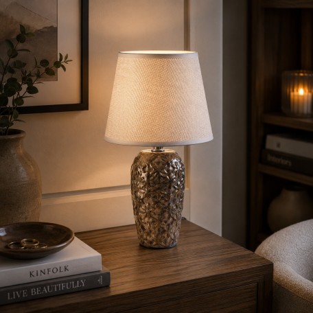 LETI RUSTIC Lampada da tavolo 9x9x31cm